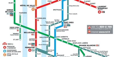 લ્યોન ટ્રામ નકશો પીડીએફ